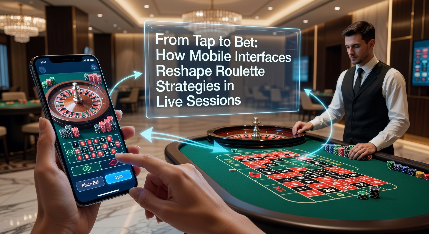 Smartphone displaying a live roulette table with quick-tap betting options on a vibrant mobile interface